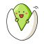 Cartoon Pistachio Icon, cartoon food,nut,pistachio