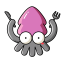 Cartoon Squid/Seafood Icon, squid,seafood,cartoon food