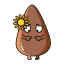 Cartoon Sunflower Seed Icon, sunflower seed,seed,cartoon food