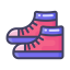Cartoon Casual Shoes Icon, casual shoes,clothing,shoes