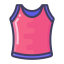 Cartoon Vest Icon, clothing,fashion,vest