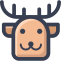 Deer Icon, deer,wild animal