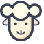 Sheep Icon, sheep,farm animal