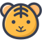 Tiger Icon, tiger,zoo animal