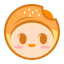 Egg Yolk Puff Icon, egg yolk puff,dessert