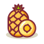 Dried Pineapple Icon, dried pineapple,fruit