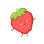 Cartoon Strawberry Dry Icon, strawberry dry,cartoon fruit