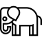 Elephant Icon, animal,elephant