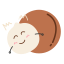 Cartoon Macadamia Nut Icon, macadamia nut,snack,cartoon