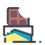 Chocolate Cake Icon, chocolate cake,dessert,bakery