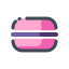 Pink Macaron Icon, dessert,macaron,pink