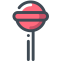 Red Lollipop Icon, candy,lollipop,red