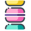 Stacked Macaron Icon, dessert,macaron,stacked