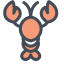 Lobster Animal Icon, lobster,animal,marine