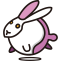 Cartoon Rabbit (Chinese Zodiac) Icon, Chinese zodiac,cartoon,rabbit