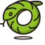 Cartoon Snake (Chinese Zodiac) Icon, Chinese zodiac,cartoon,snake