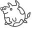 Outline Ox (Chinese Zodiac) Icon, ox,Chinese zodiac,outline