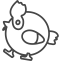 Outline Rooster (Chinese Zodiac) Icon, rooster,Chinese zodiac,outline