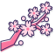 Cherry Blossom Icon, branch,cherry blossom,flower