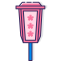 Electric Lantern Icon, electric lantern,festival,Japanese