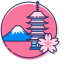 Japan Icon, Japan,cherry blossom,landmark