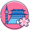 Korea Icon, Korea,cherry blossom,landmark