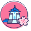 Taiwan Icon, Taiwan,cherry blossom,landmark