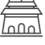 City Gate Tower Icon, city gate,cultural architecture