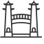 Drum Tower Pavilion Icon, drum tower pavilion,cultural architecture