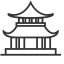 Drum Tower Pavilion Icon, drum tower pavilion,cultural architecture