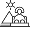 Egyptian Pyramid Building Icon, Egyptian pyramid,ancient architecture