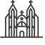 Gothic Church Building Icon, Gothic church,religious architecture