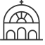 Hall Building Icon, hall,religious architecture