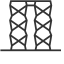 Twin Towers Building Icon, twin towers,modern architecture
