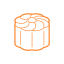 Osmanthus Cake (Guihuagao) Icon, Guihuagao,sweet