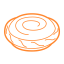 Wheel Cake (Chelun Bing) Icon, Chelun Bing,dim sum