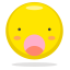 Baby Emoji Icon, baby,pacifier