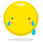 Crying Emoji (Repeat 2) Icon, cry,sad