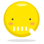 Grimacing Emoji Icon, grimace,disgust