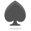 Spade Emoji Icon, card,spade