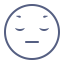 Buddha - like Emot Icon, Buddha - like,closed eyes