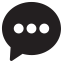 Chat Alt Icon, chat,message,bubble