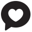 Chat Heart Icon, chat,heart,love