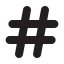 Hashtag Icon, hashtag,tag,topic