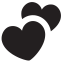 Hearts Icon, hearts,love,affection