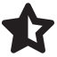 Rating Half Icon, half star,rating,review