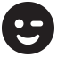 Wink Face Icon, emoji,face,wink