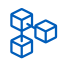 Blockchain Icon, blockchain,technology,cubes