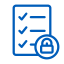 Paper Lock Icon, paper,lock,secure