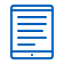 Tablet Text Icon, mobile,tablet,text